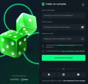 Inscription et connexion